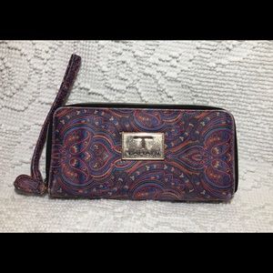 Tahari Zip Around Wallet w/RFID Protection